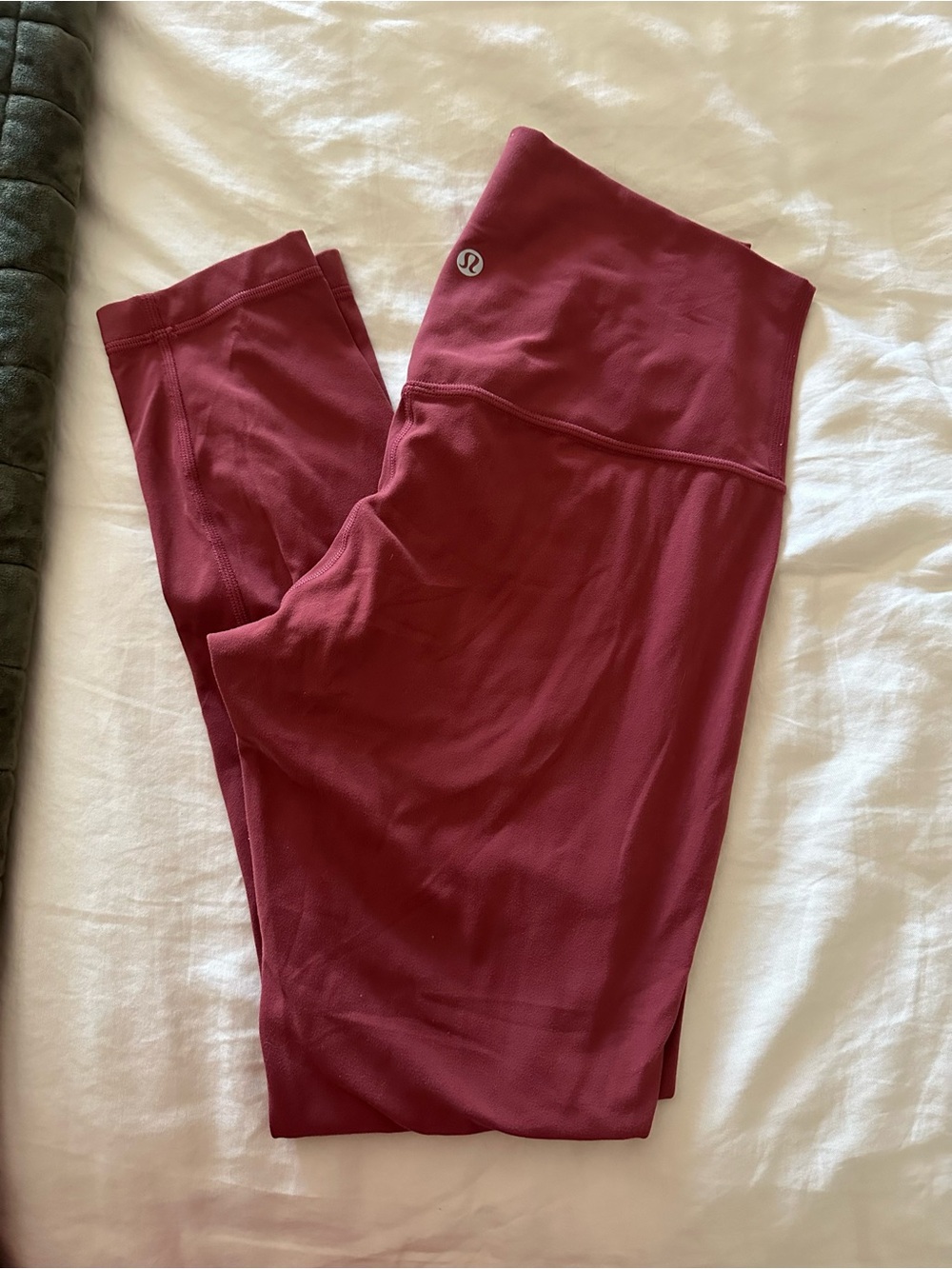 lululemon athletica Maroon High-Rise Leggings